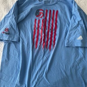 Men’s Adidas USA blue T-shirt XL